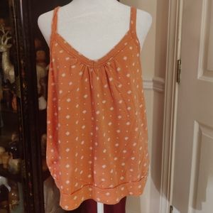 Y2K Old Navy Bohemian Orange Tank Top